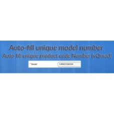 Auto-fill unique model number for new product (vQmod) + ocmod