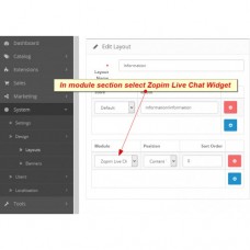 Zopim / tawk.to Прикраса Живого Чату - OpenCart, 2.X / 3.X , foto - 5