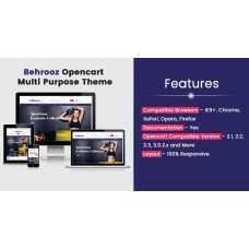 Opencart, Багато Чуйна Тема Цільовий Opencart