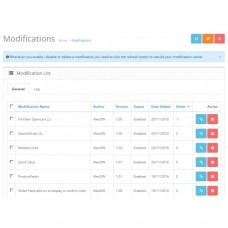 OCMOD Order - Management of the order of OCMOD execution, foto - 5